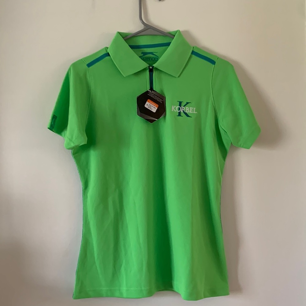 Slazenger Medium Women’s Quarter Zip Golf Top w/ Korbel Logo